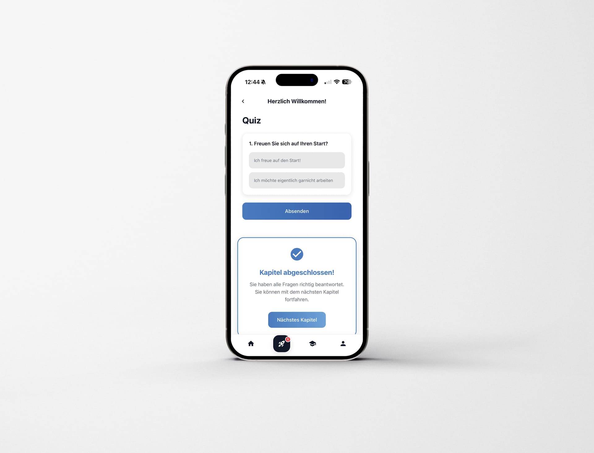 App Fortschrittsanzeige